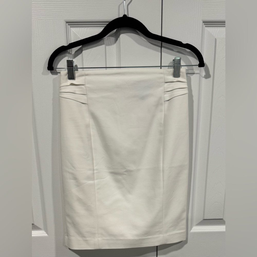 Express Classic White Pencil Skirt